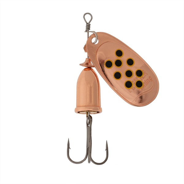 Блесна вращающаяся Premier Fishing Gidra Bug Black CU-B, №4 /12 гр