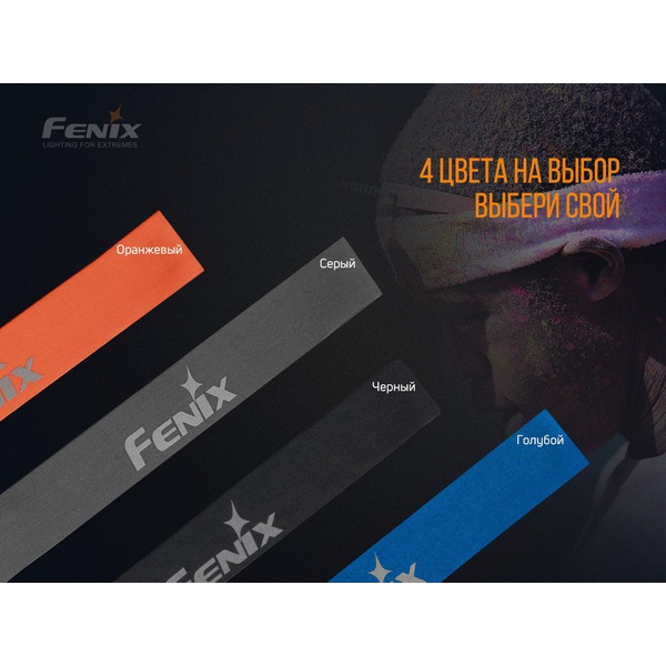 Повязка на голову Fenix AFH-10 чёрная