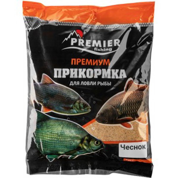 Прикормка Premier Fishing Премиум Чеснок 900 г