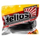 Виброхвост Helios Catcher 2,75"/7 см (7 шт) black & pearl. Фото 2