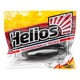 Виброхвост Helios Chebak 3,15"/8 см (7 шт) black & pearl. Фото 2