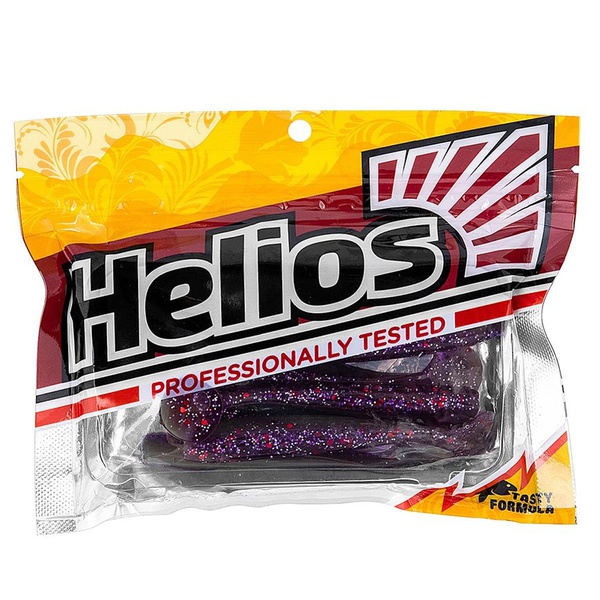 Виброхвост Helios Chebak 3,15"/8 см (7 шт) fio & lime