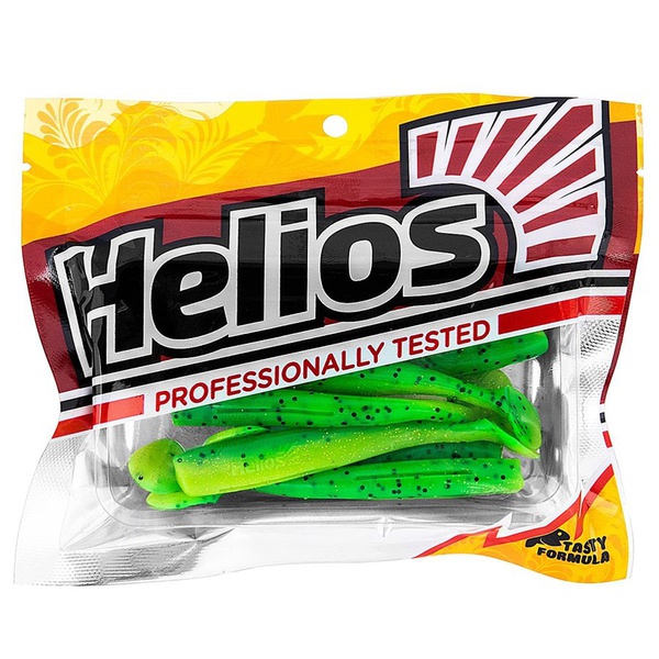 Виброхвост Helios Chebak 3,15"/8 см (7 шт) green lime