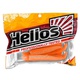 Виброхвост Helios Chebak 3,15"/8 см (7 шт) orange & sparkles. Фото 2