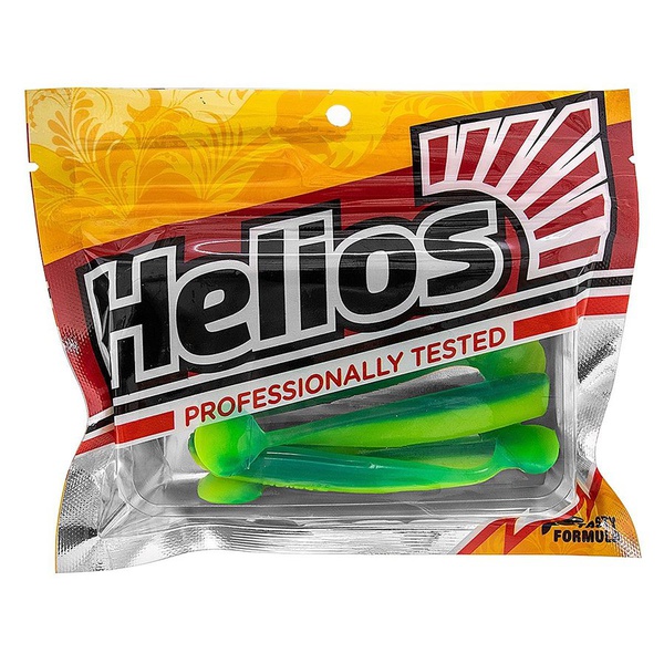 Виброхвост Helios Chebak 3,15"/8 см (7 шт) blue lime