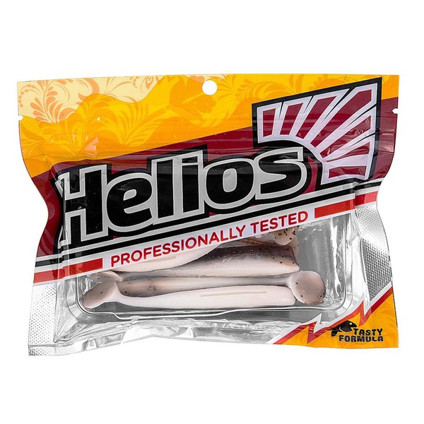 Виброхвост Helios Chebak 3,15"/8 см (7 шт) rusty & white
