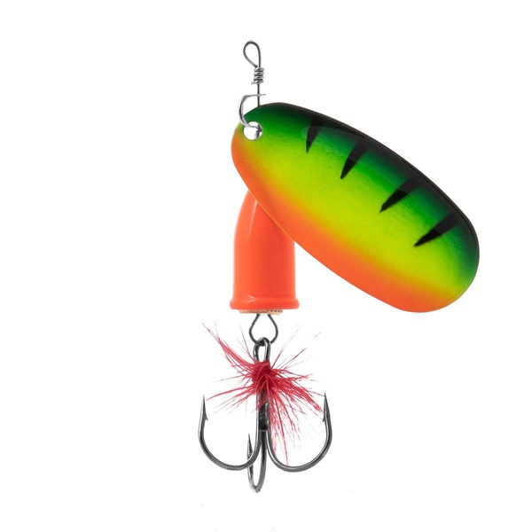 Блесна вращающаяся Premier Fishing Gidra Tiger №4 /12 гр (с мухой)