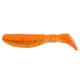 Виброхвост Helios Chubby 3,55"/9 см (5 шт) orange & sparkles. Фото 1