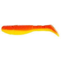 Виброхвост Helios Chubby 3,55"/9 см (5 шт) orange & yellow