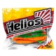 Виброхвост Helios Chubby 3,55"/9 см (5 шт) pepper green & orange. Фото 2