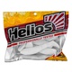 Виброхвост Helios Chubby 3,55"/9 см (5 шт) white. Фото 2