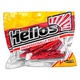 Виброхвост Helios Guru 3,0"/7,62 см (9 шт) red sparkles wt. Фото 2