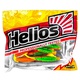 Виброхвост Helios Guru 5,0"/12,7 см (5 шт) pepper green & orange lt. Фото 2