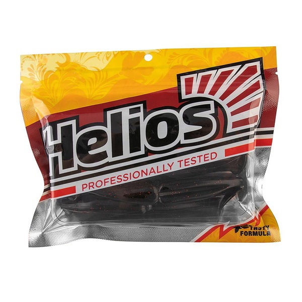 Виброхвост Helios Guru 5,0"/12,7 см (5 шт) dark star