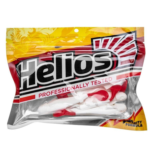 Виброхвост Helios Jap 3,15"/8 см (7 шт) white rt