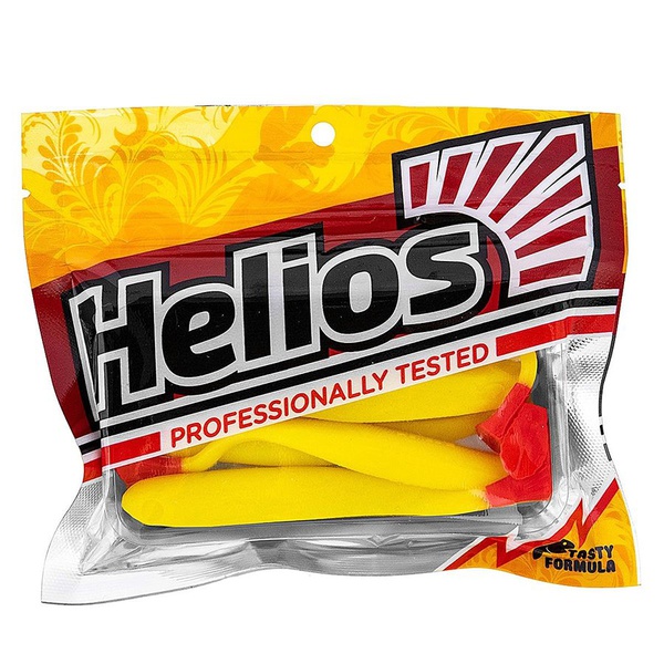 Виброхвост Helios Jumbo 4,95"/12.5 см (5 шт) yellow rt