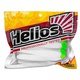 Виброхвост Helios Jumbo 4,95"/12.5 см (5 шт) white & green. Фото 2