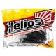 Виброхвост Helios Liny Catcher 2,35"/6 см (12 шт) black. Фото 2