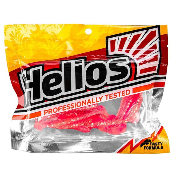 Виброхвост Helios Liny Catcher 2,35"/6 см (12 шт) silver sparkles & pink