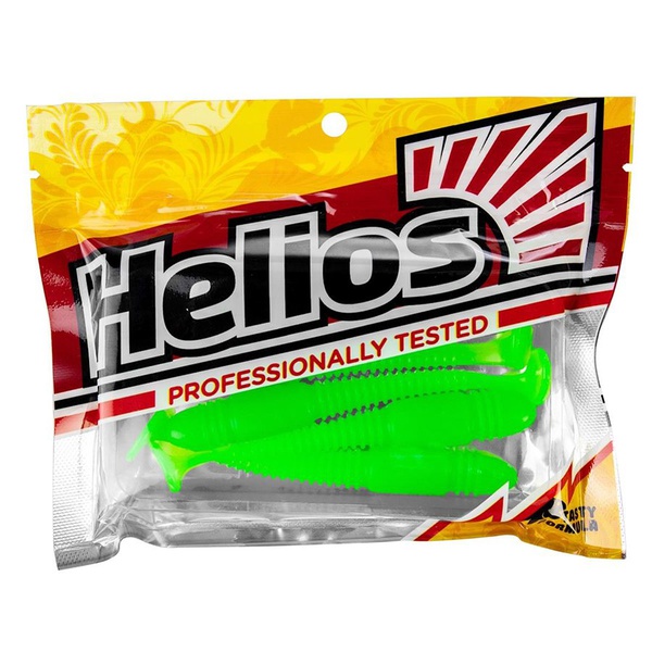 Виброхвост Helios Minoga 3,75"/9.5 см (5 шт) electric green