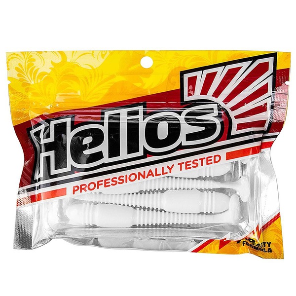 Виброхвост Helios Minoga 3,75"/9.5 см (5 шт) white