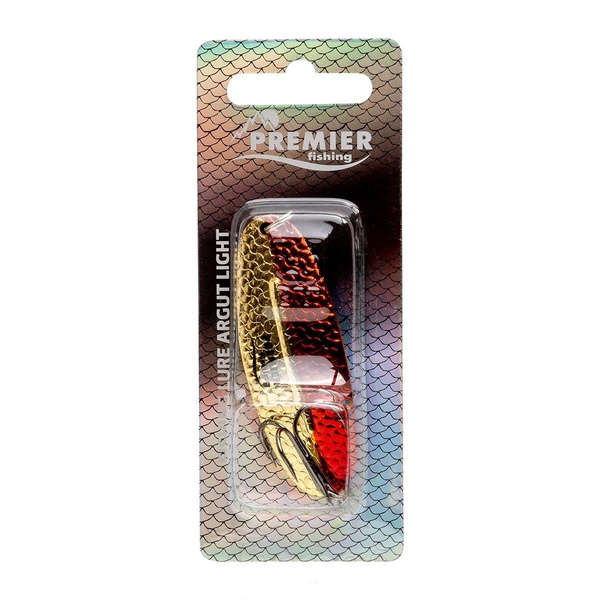 Блесна колеблющаяся Premier Fishing Argut light CU-GO медь/золото, №3 /7 гр