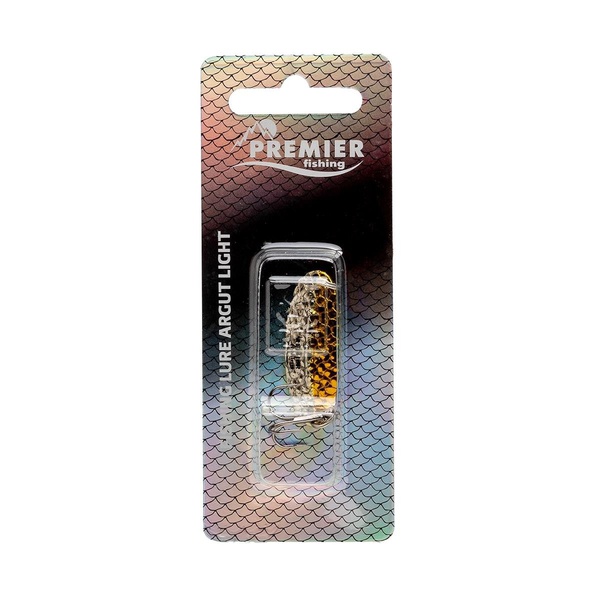 Блесна колеблющаяся Premier Fishing Argut light GO-NI золото/никель, №3 /7 гр