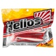 Виброхвост Helios Shaggy 5,12"/13 см (5 шт) red & white. Фото 2