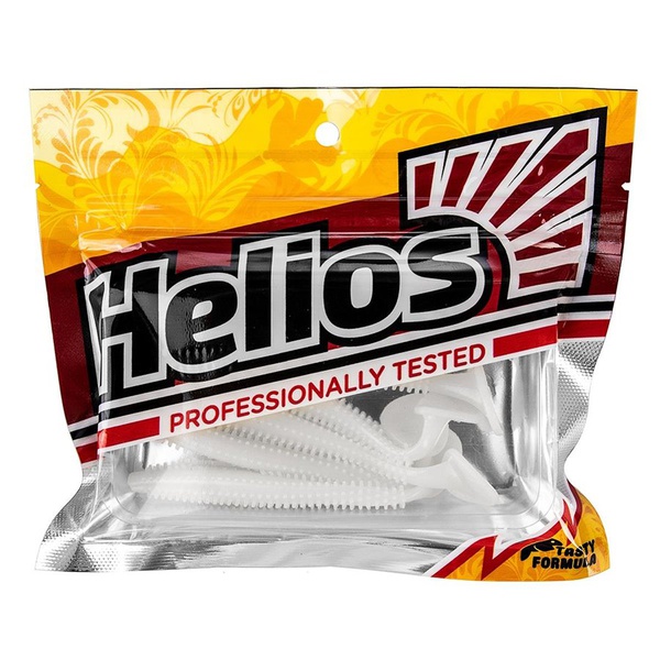 Виброхвост Helios Shaggy 5,12"/13 см (5 шт) phosphorus