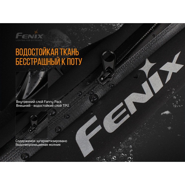 Сумка поясная Fenix AFB-10 черная