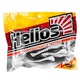 Виброхвост Helios Slash 2,64"/6,7 см (10 шт) black & white. Фото 2
