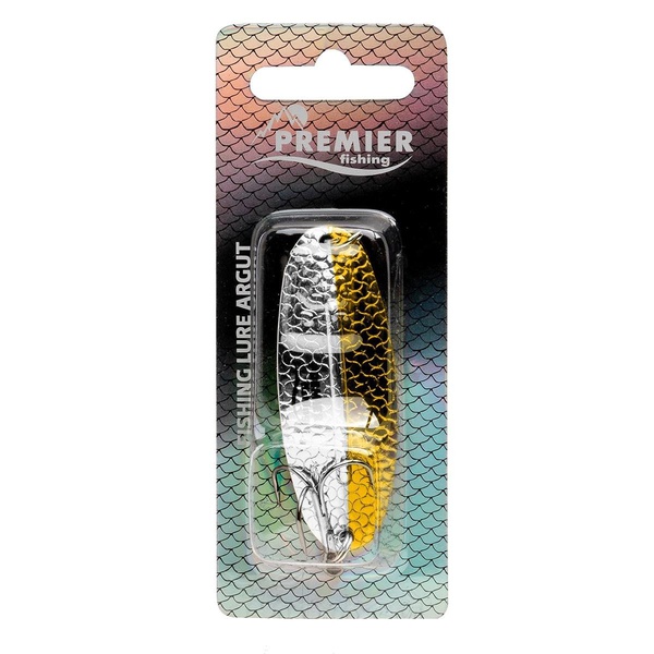 Блесна колеблющаяся Premier Fishing Argut GO-NI золото/никель, №4 /14 гр