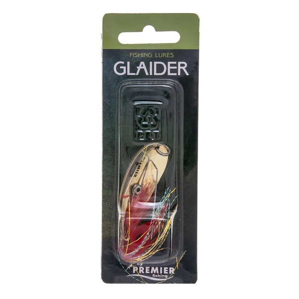 Блесна колеблющаяся Premier Fishing Glaider GO золото, №1 /14 гр