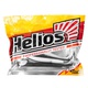 Виброхвост Helios Trofey 5.5"/14 см (4 шт) black & white. Фото 2