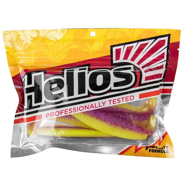 Виброхвост Helios Trofey 5.5"/14 см (4 шт) fio & acid lemon