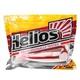 Виброхвост Helios Trofey 5.5"/14 см (4 шт) red & white. Фото 2