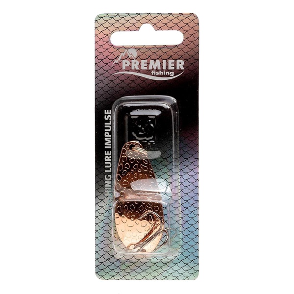 Блесна колеблющаяся Premier Fishing Impulse CU медь, №3-5/8, 17.5гр