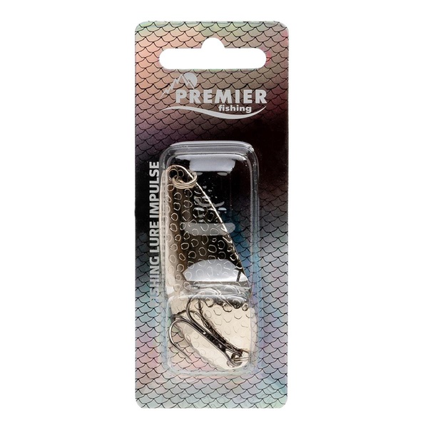 Блесна колеблющаяся Premier Fishing Impulse NI никель, №2-3/8, 10гр