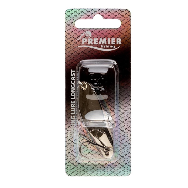 Блесна колеблющаяся Premier Fishing Longcast NI никель, №7/ 28 гр