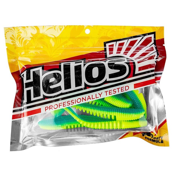 Виброхвост Helios Varuna 4,33"/11 см (7 шт) blue lime