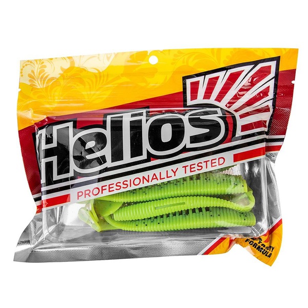 Виброхвост Helios Varuna 4,33"/11 см (7 шт) pepper lime