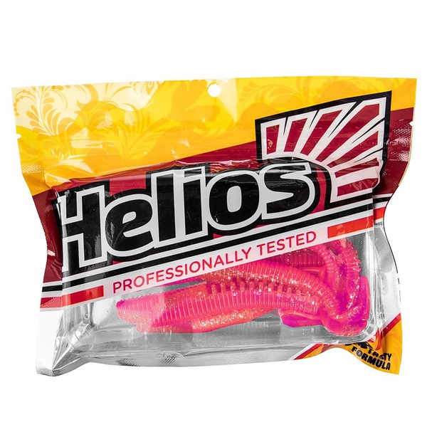 Виброхвост Helios Varuna 4,33"/11 см (7 шт) silver sparkles & pink