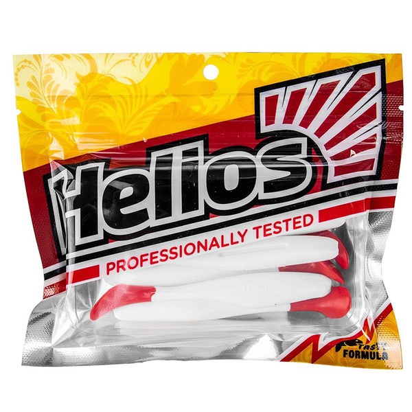 Виброхвост Helios Vigor 3,75"/9.5 см (7 шт) white rt