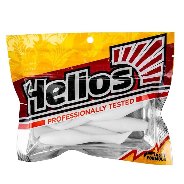 Виброхвост Helios Vigor 3,75"/9.5 см (7 шт) white