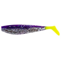 Виброхвост Helios Zander 4"/10,2 см (5 шт) silver sparkles & fio lt