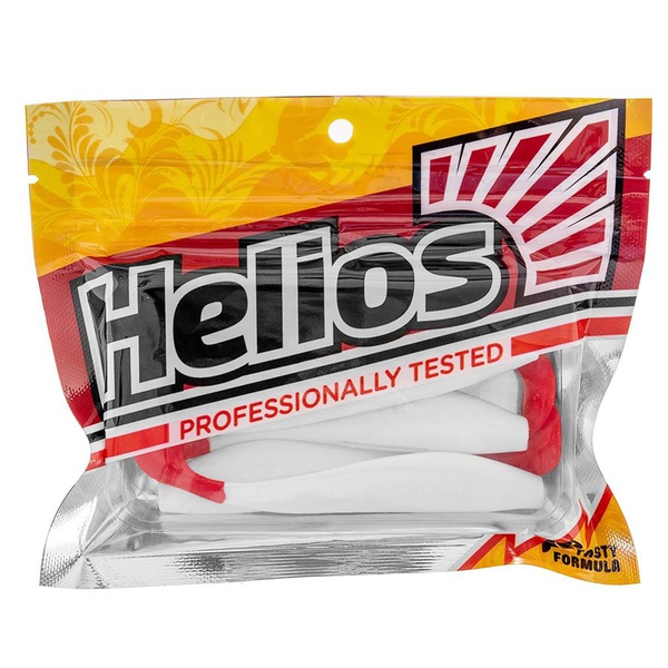 Виброхвост Helios Zander 4"/10,2 см (5 шт) white rt