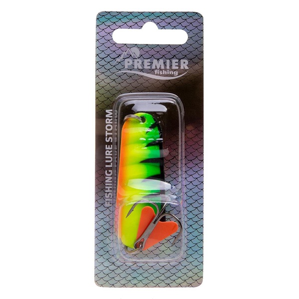 Блесна колеблющаяся Premier Fishing Storm (№2/ 15 гр) Tiger