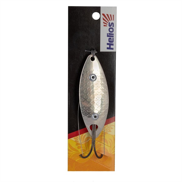 Блесна колеблющаяся Helios Дайва (незацеп.) серебро, 16 гр
