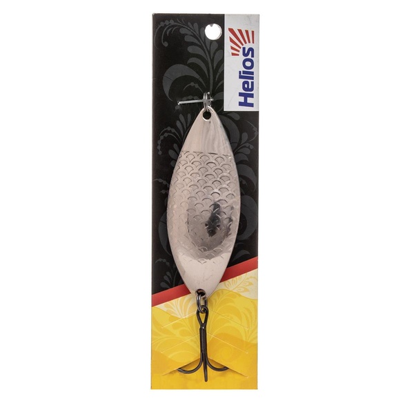 Блесна колеблющаяся Helios БИметалл Карась (станд.) серебро-медь, 22 гр