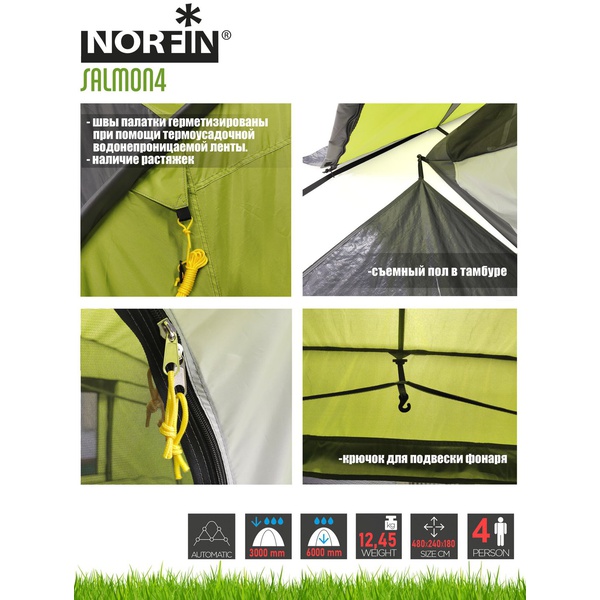 Палатка Norfin Salmon 4 NF